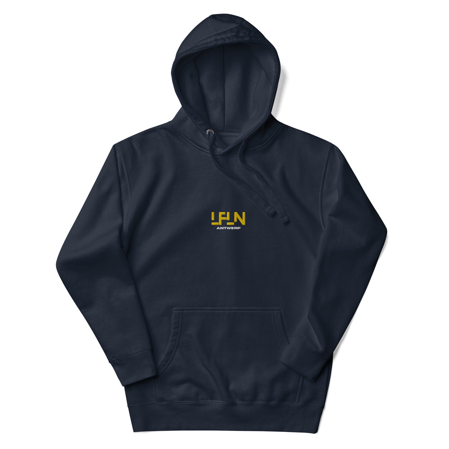 LFLN Hoodie - White x Gold Unisex